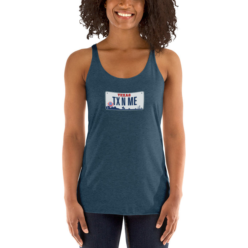 Women's Racerback Tank - Texas License Plate