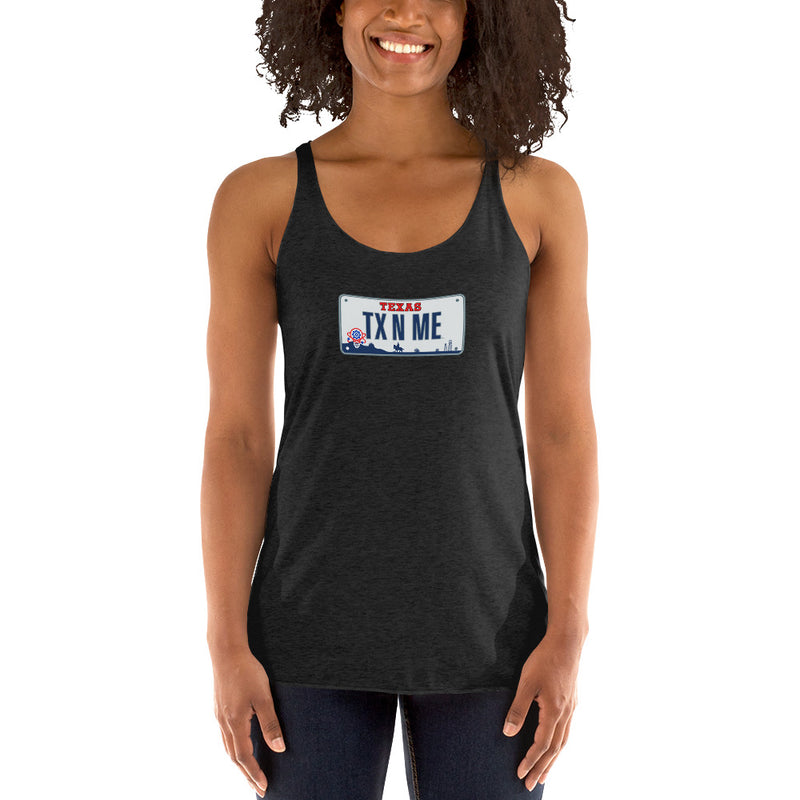 Women's Racerback Tank - Texas License Plate