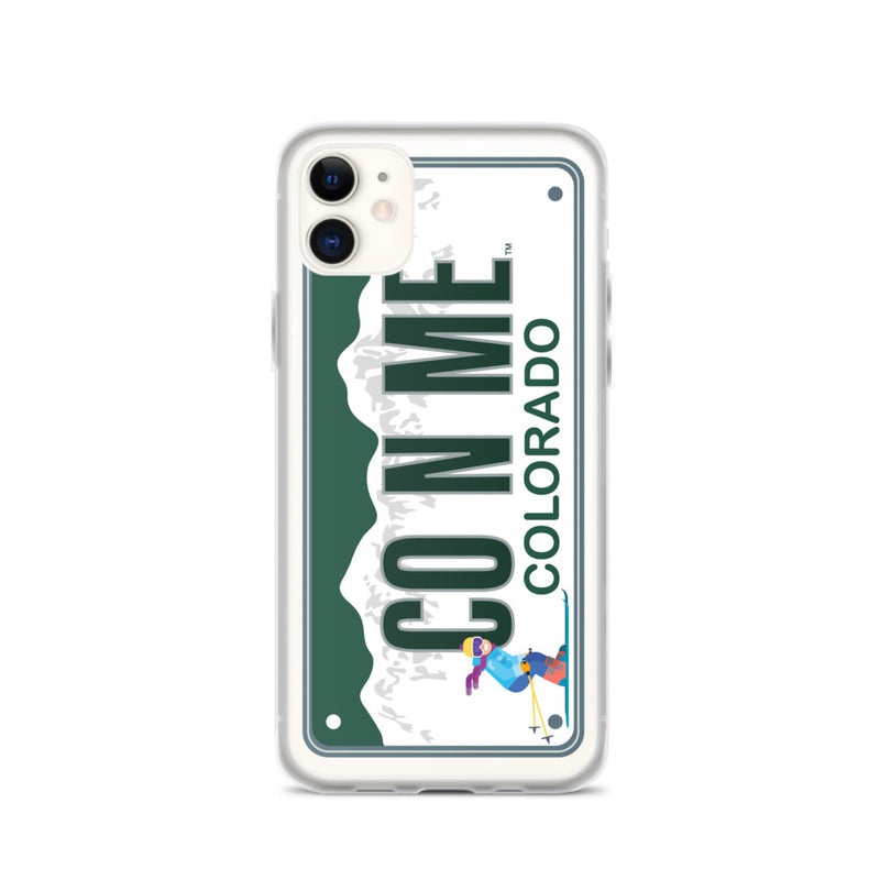 iPhone Case Clear - Colorado License Plate