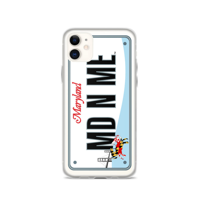 iPhone Case Clear - Maryland License Plate