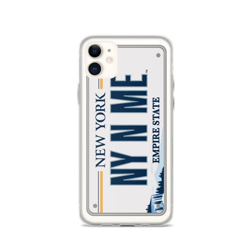 iPhone Case Clear - New York License Plate