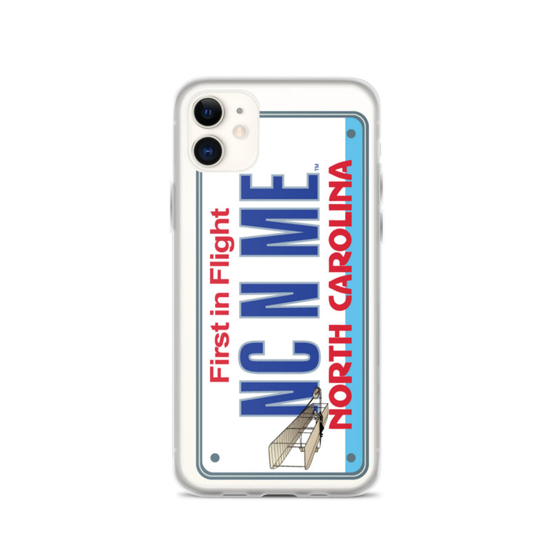 iPhone Case Clear - North Carolina License Plate