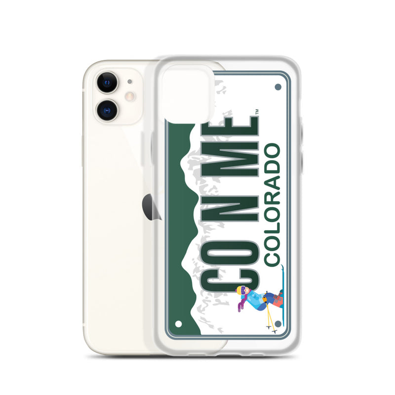 iPhone Case Clear - Colorado License Plate