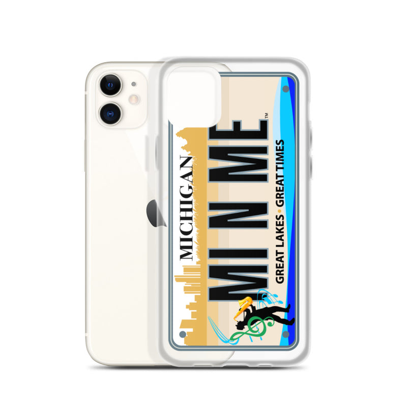 iPhone Case Clear - Michigan License Plate