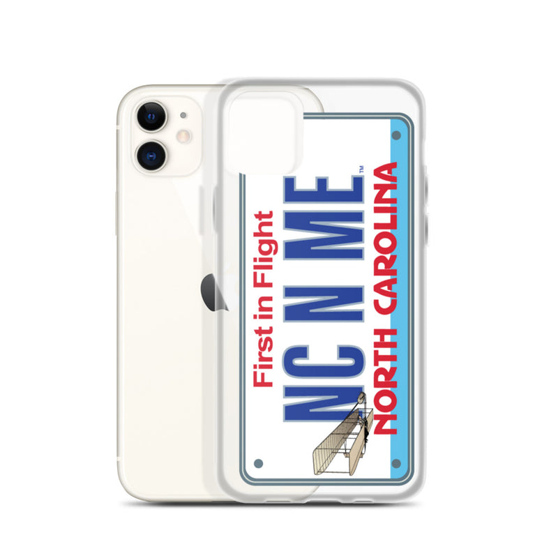 iPhone Case Clear - North Carolina License Plate