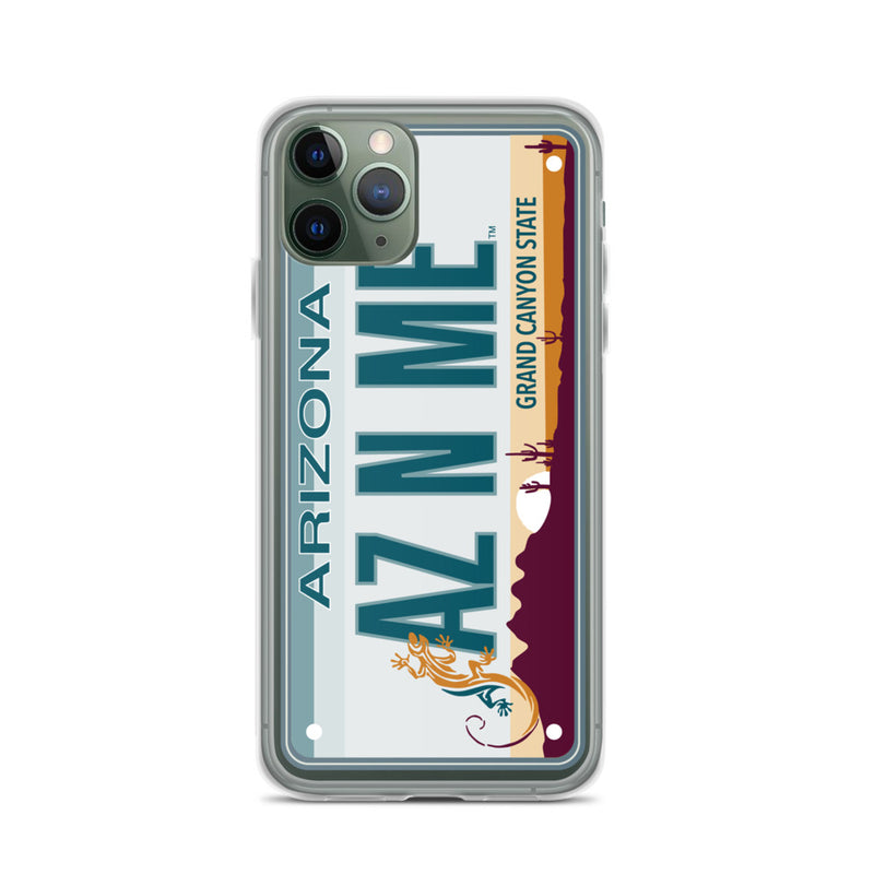 iPhone Case Clear - Arizona License Plate