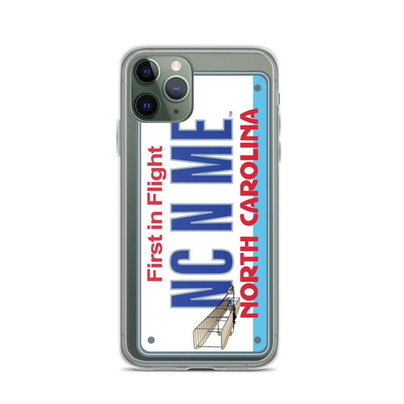 iPhone Case Clear - North Carolina License Plate