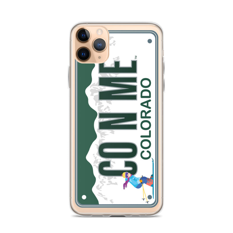 iPhone Case Clear - Colorado License Plate