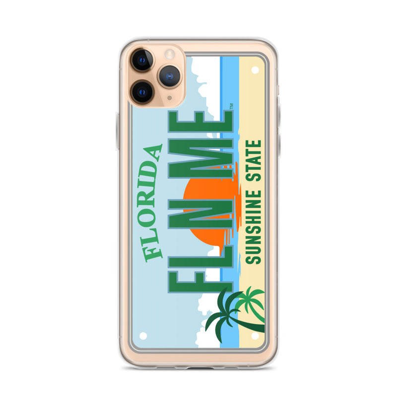 iPhone Case Clear - Florida License Plate