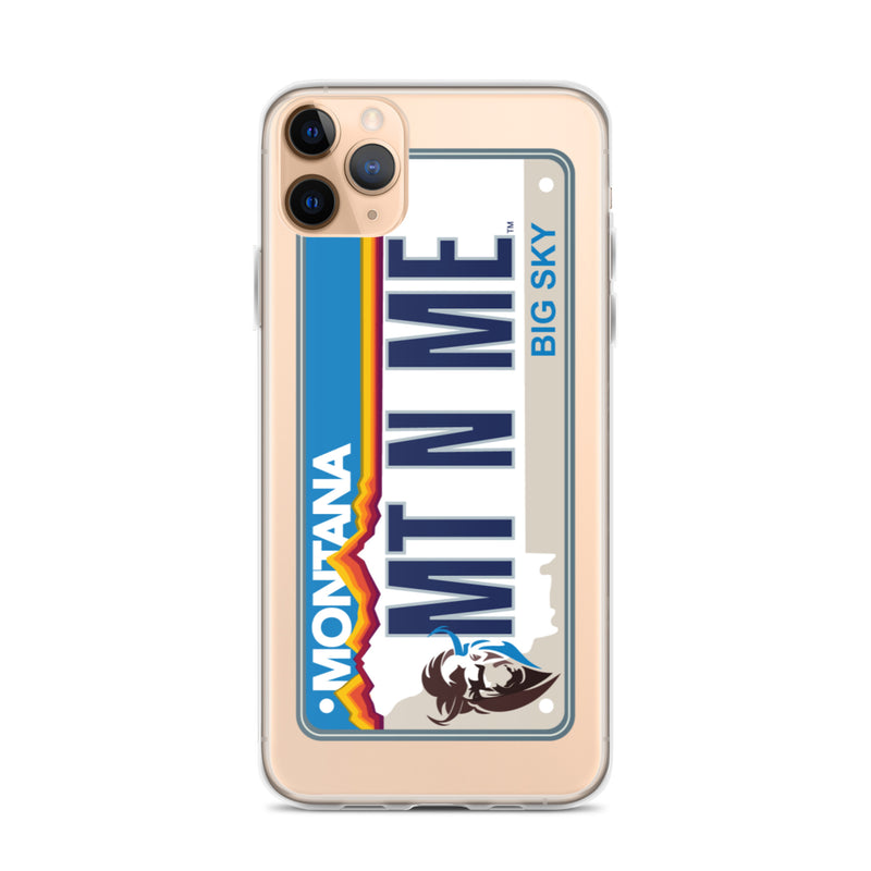 iPhone Case Clear - Montana License Plate