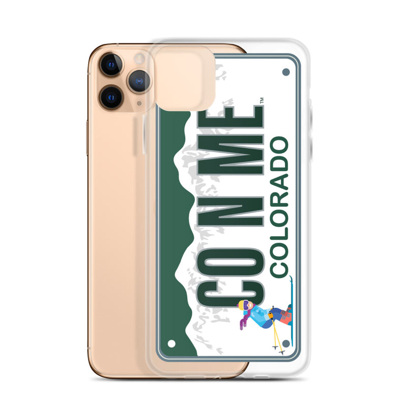 iPhone Case Clear - Colorado License Plate