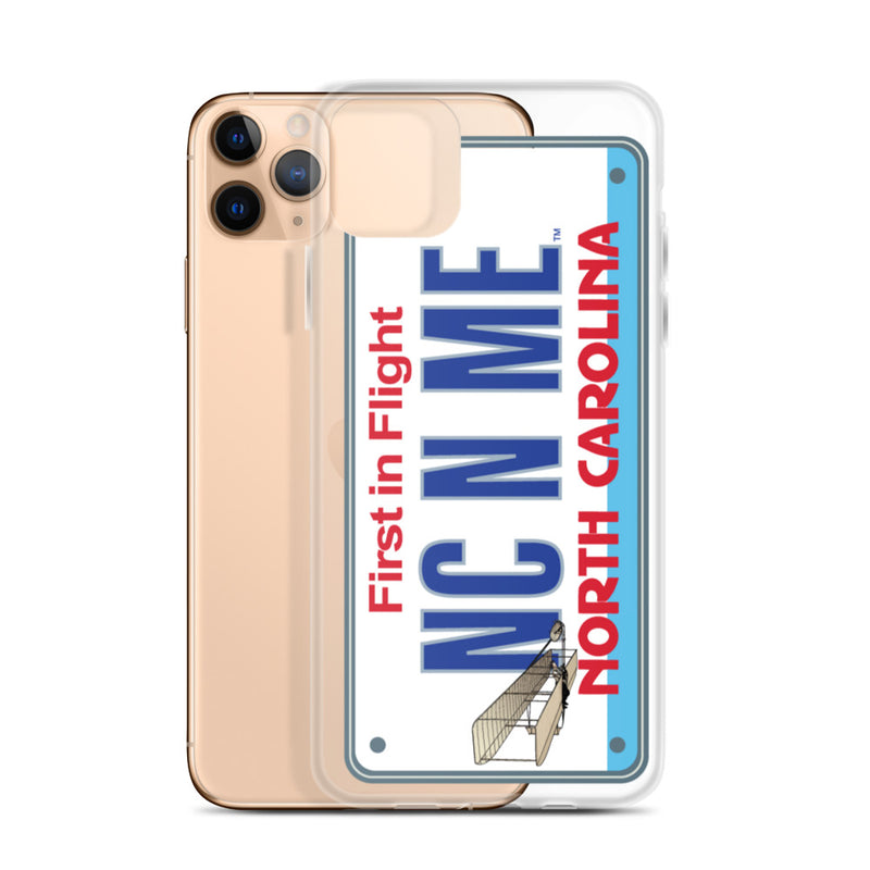 iPhone Case Clear - North Carolina License Plate