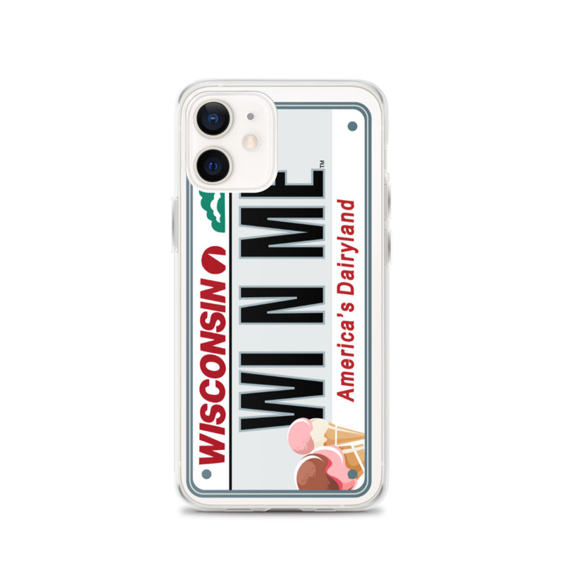 iPhone Case Clear - Wisconsin License Plate