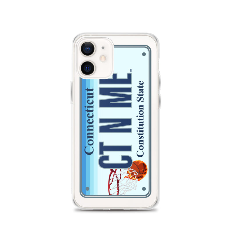 iPhone Case Clear - Connecticut License Plate