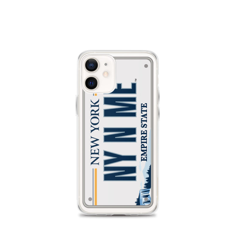 iPhone Case Clear - New York License Plate