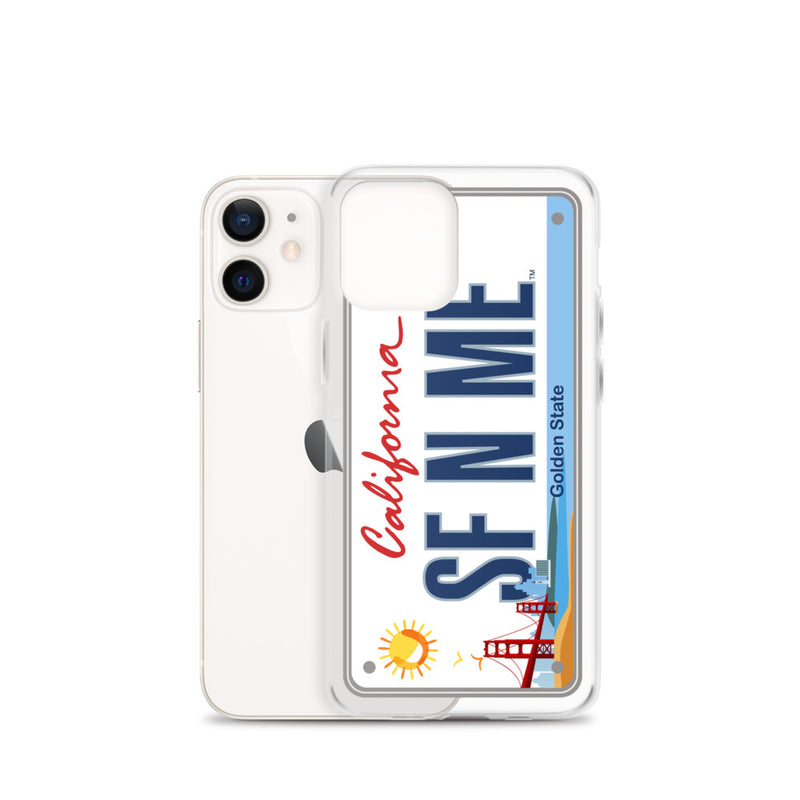 iPhone Case Clear - San Francisco License Plate