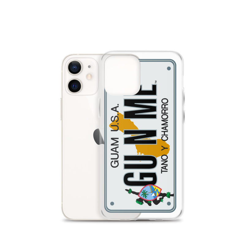 iPhone Case Clear - Guam License Plate