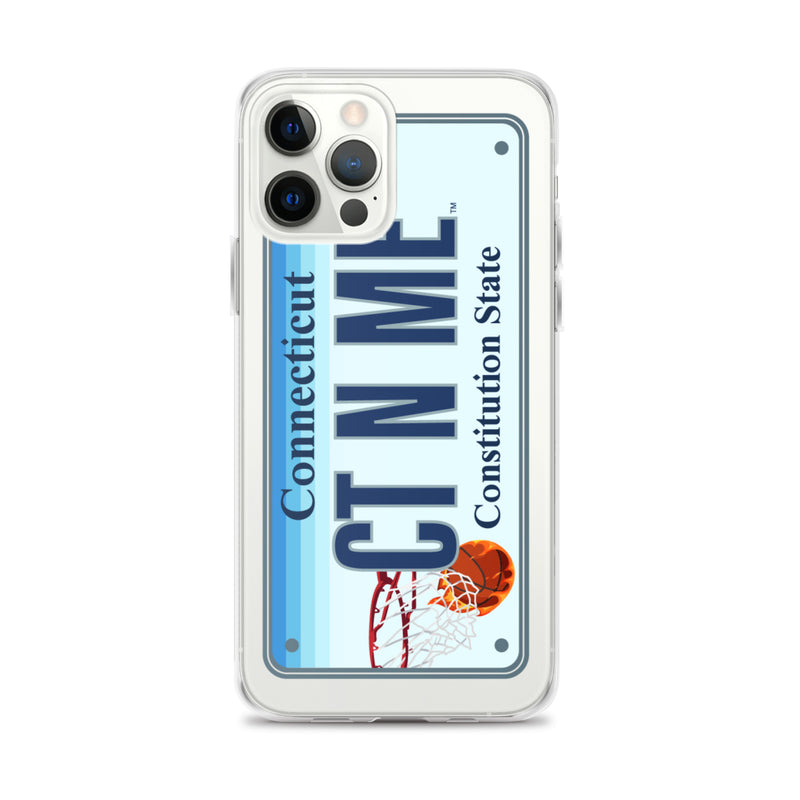 iPhone Case Clear - Connecticut License Plate