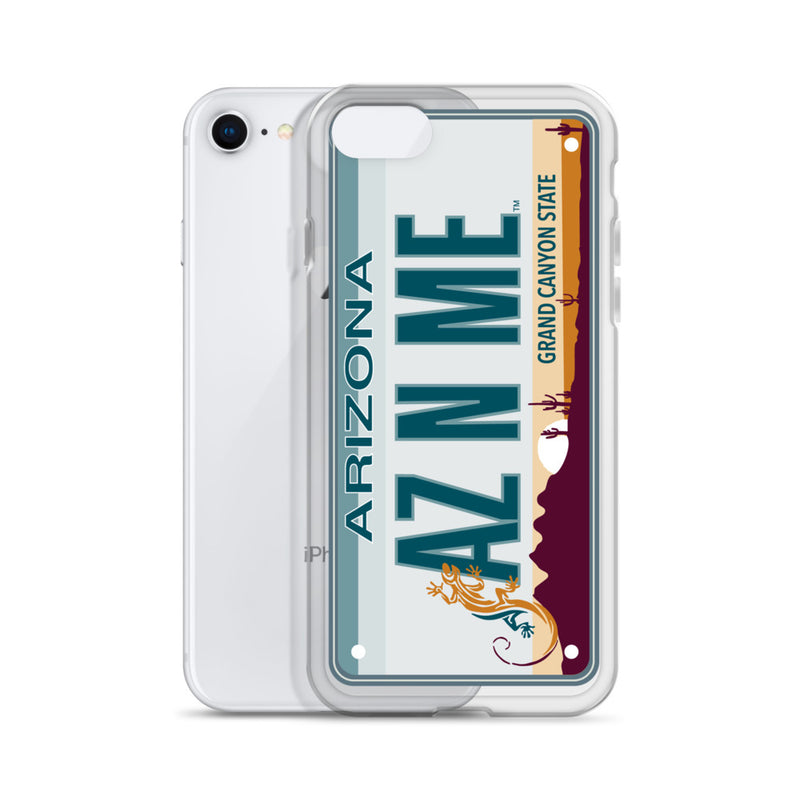 iPhone Case Clear - Arizona License Plate