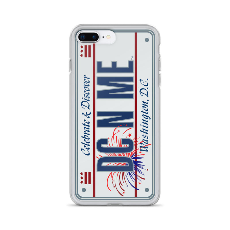 iPhone Case Clear - District of Columbia License Plate