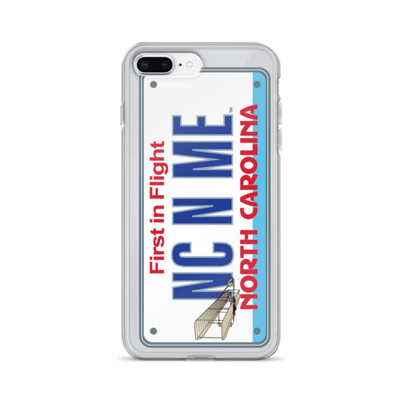 iPhone Case Clear - North Carolina License Plate