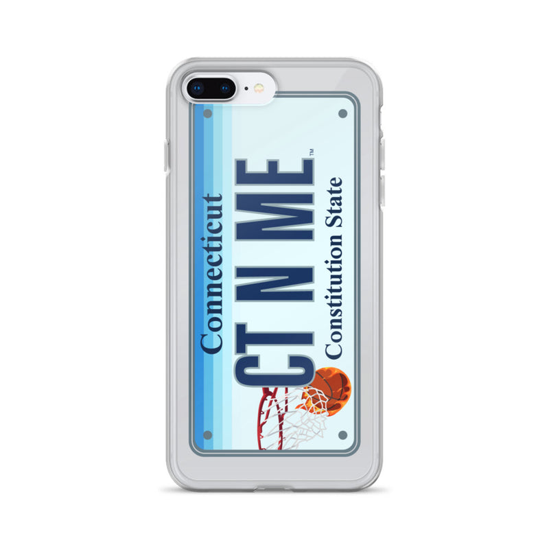 iPhone Case Clear - Connecticut License Plate