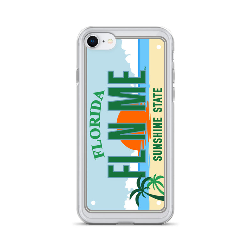 iPhone Case Clear - Florida License Plate