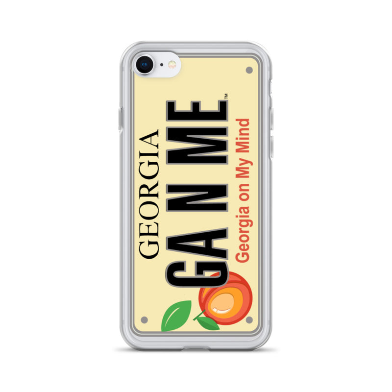 iPhone Case Clear - Georgia License Plate