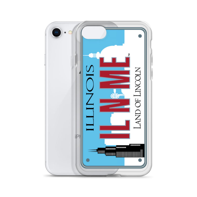 iPhone Case Clear - Illinois License Plate