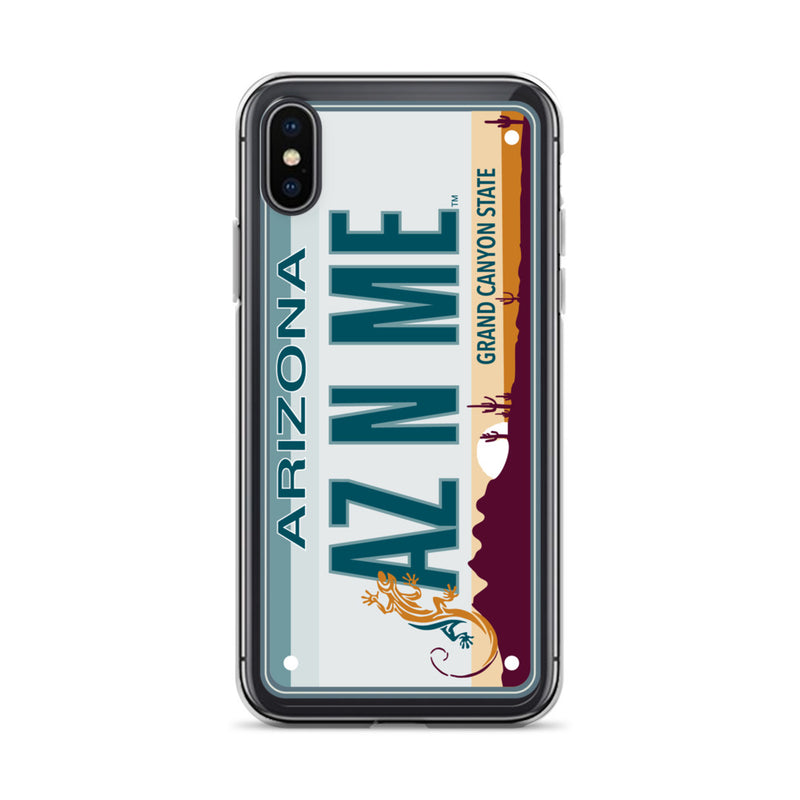 iPhone Case Clear - Arizona License Plate