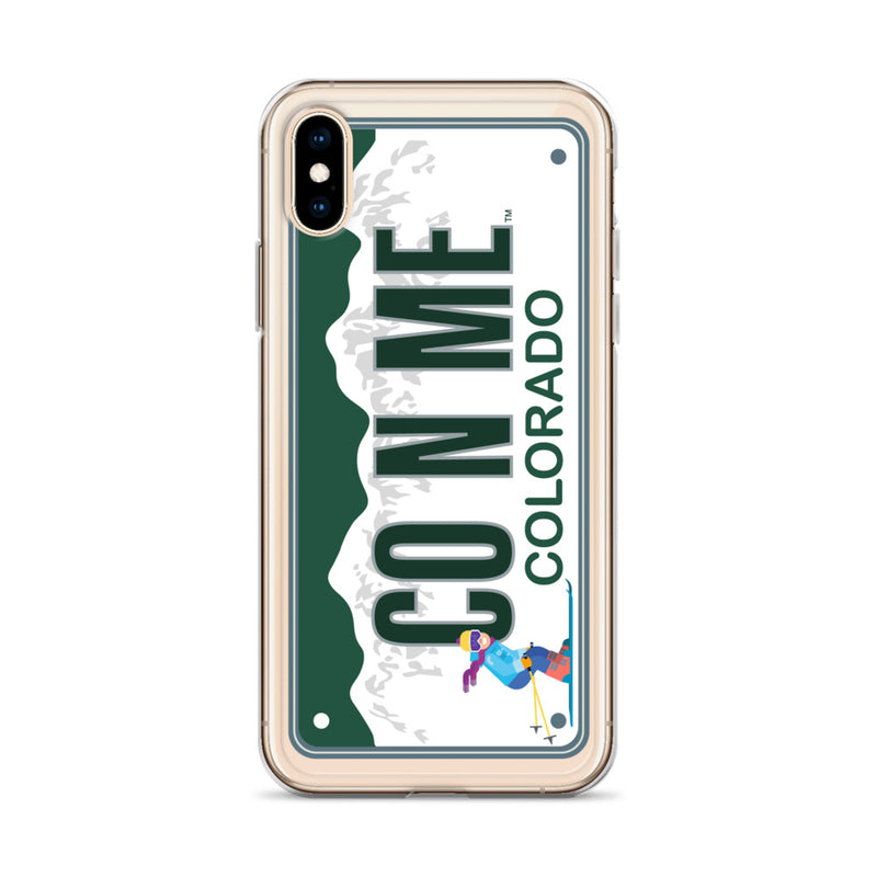 iPhone Case Clear - Colorado License Plate