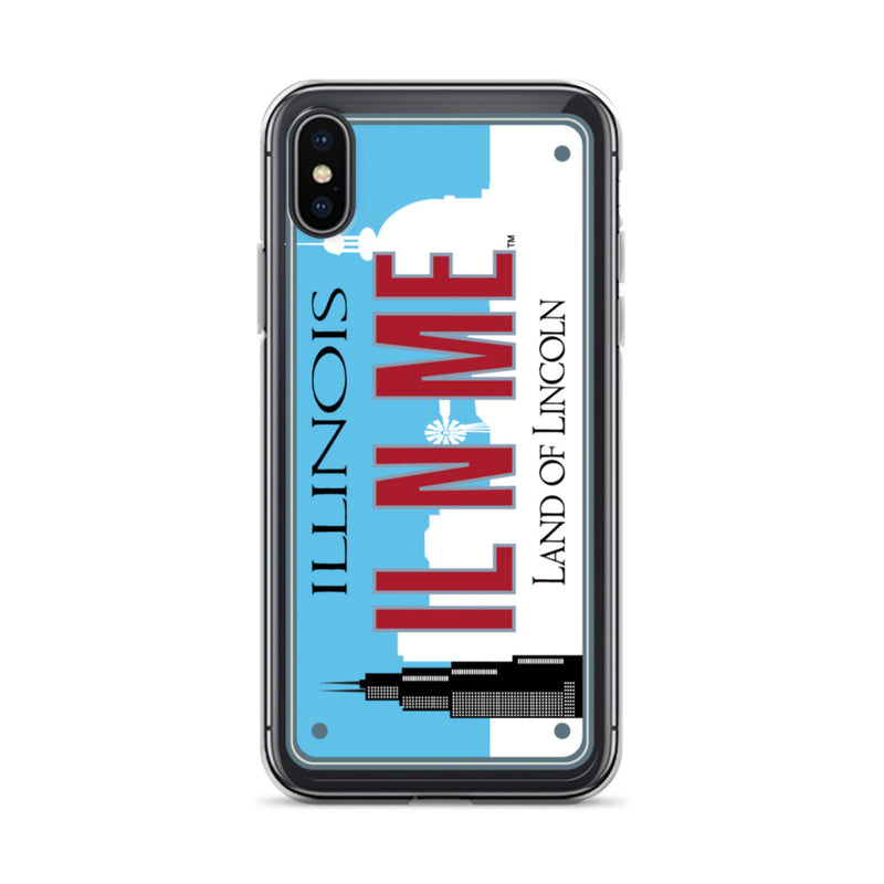 iPhone Case Clear - Illinois License Plate