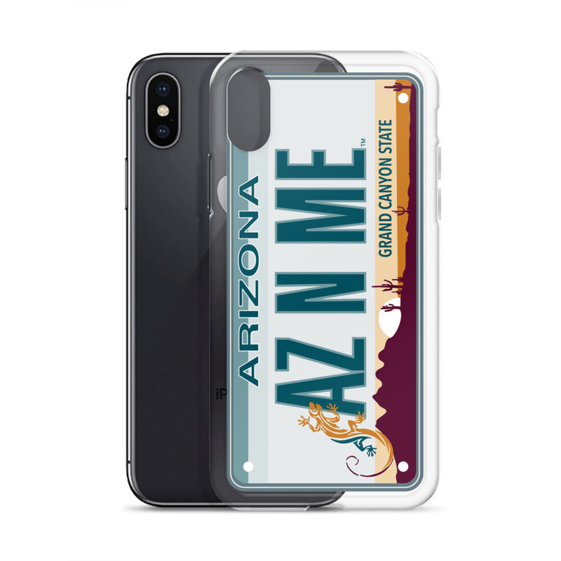 iPhone Case Clear - Arizona License Plate