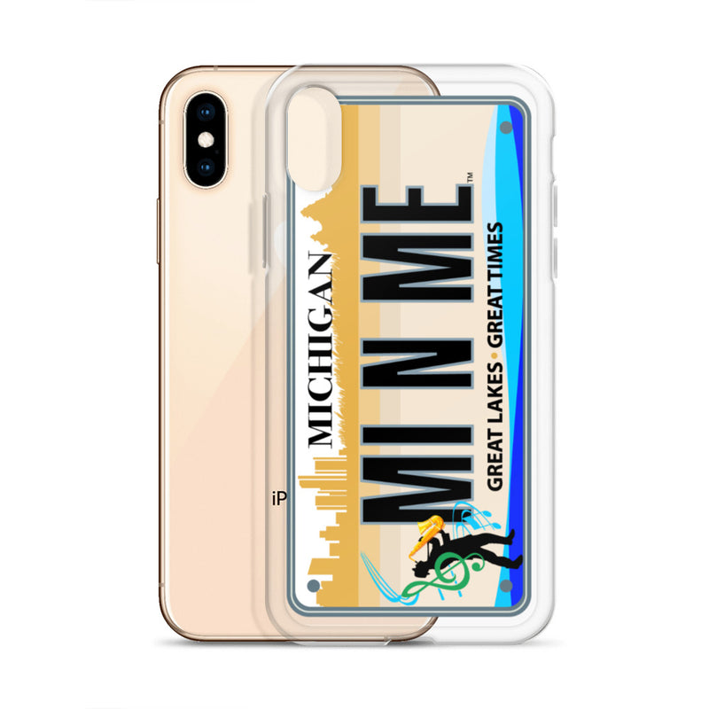 iPhone Case Clear - Michigan License Plate