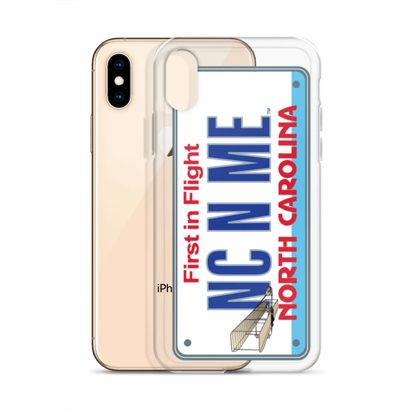 iPhone Case Clear - North Carolina License Plate