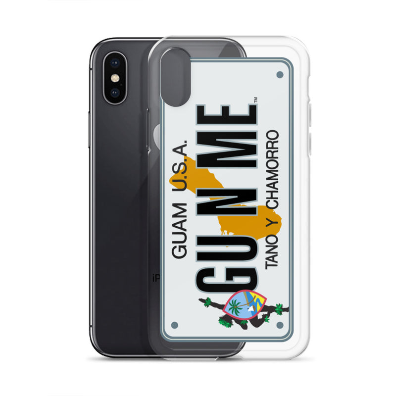 iPhone Case Clear - Guam License Plate