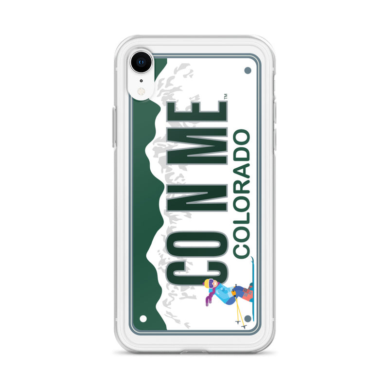 iPhone Case Clear - Colorado License Plate