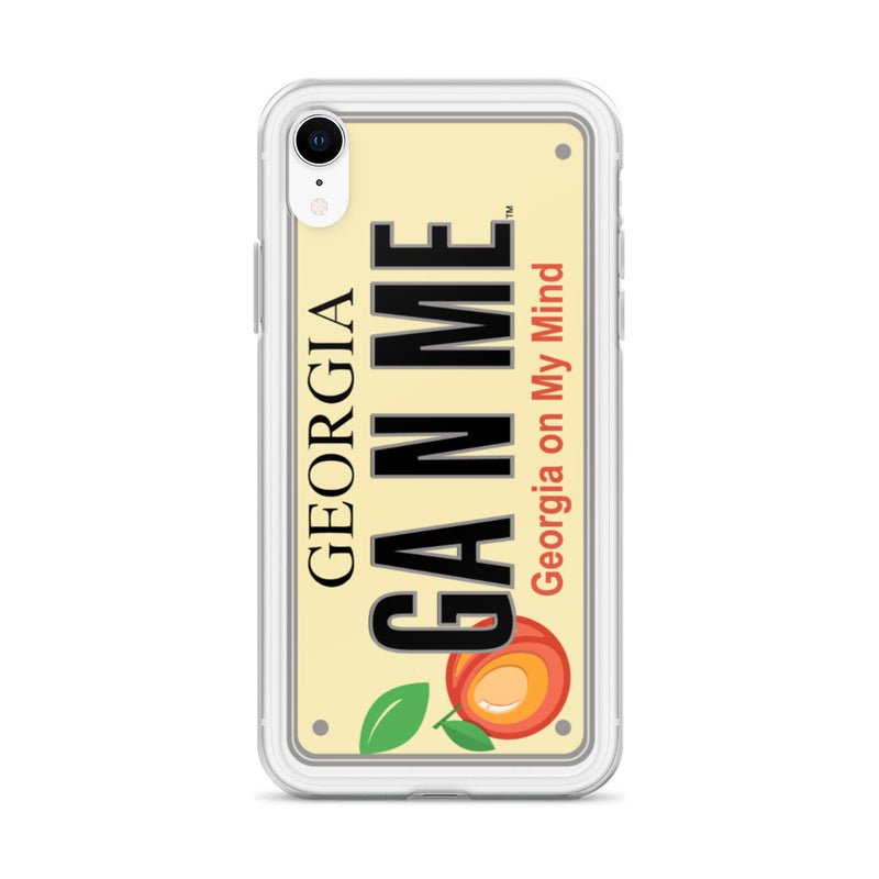 iPhone Case Clear - Georgia License Plate