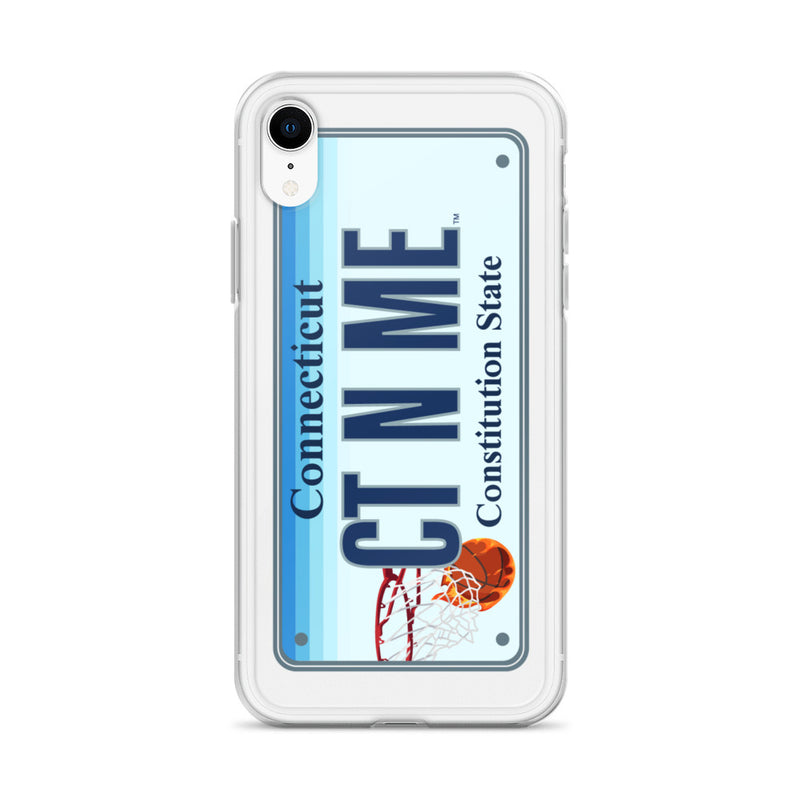 iPhone Case Clear - Connecticut License Plate