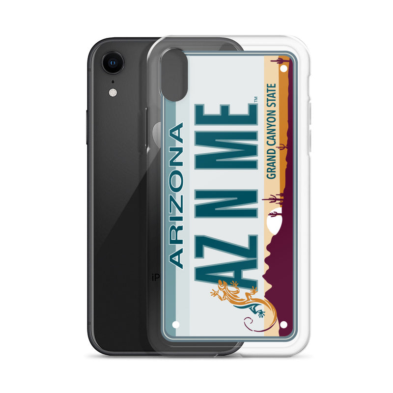 iPhone Case Clear - Arizona License Plate