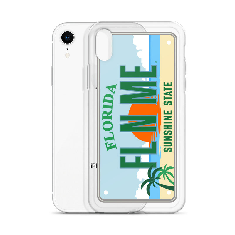 iPhone Case Clear - Florida License Plate