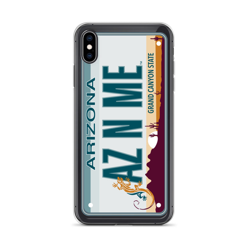 iPhone Case Clear - Arizona License Plate