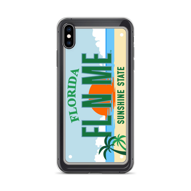 iPhone Case Clear - Florida License Plate