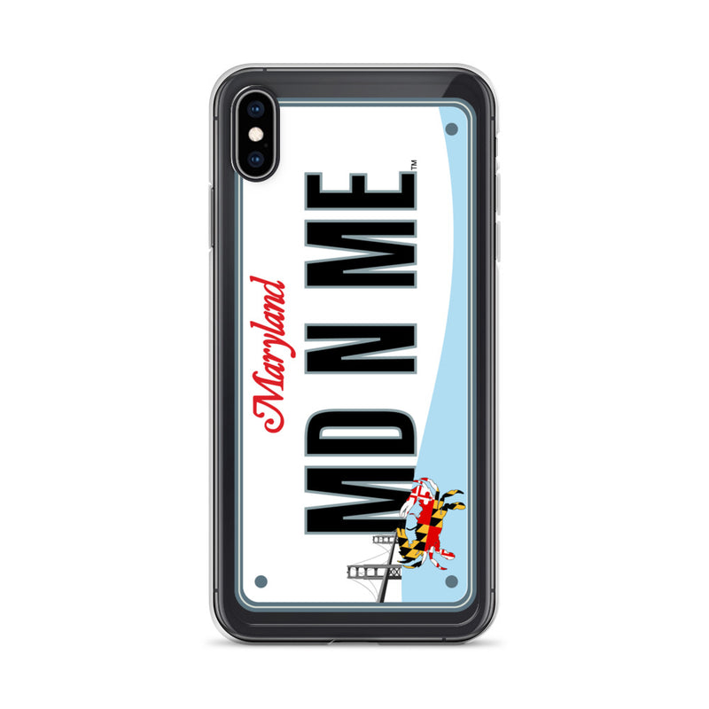 iPhone Case Clear - Maryland License Plate