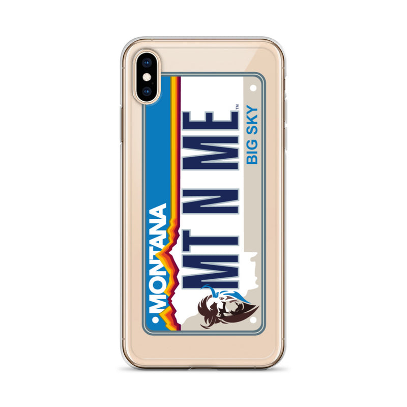 iPhone Case Clear - Montana License Plate