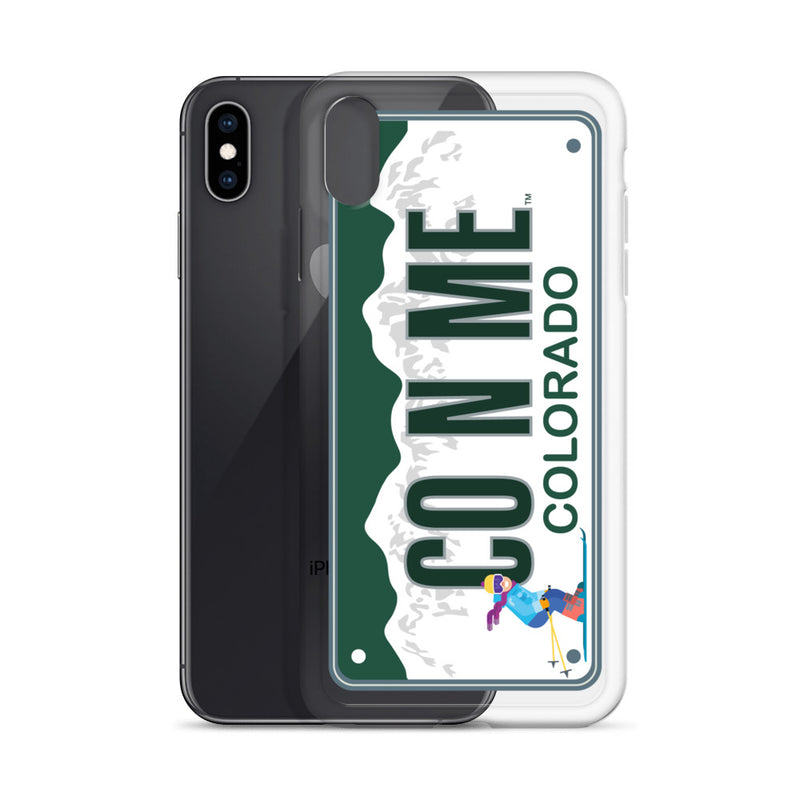 iPhone Case Clear - Colorado License Plate