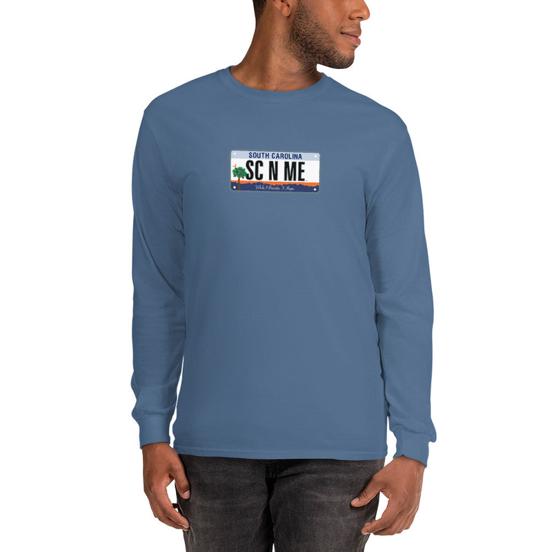 Men’s Long Sleeve Shirt - South Carolina License Plate