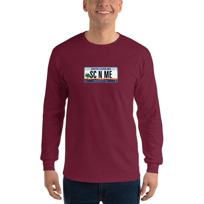 Men’s Long Sleeve Shirt - South Carolina License Plate