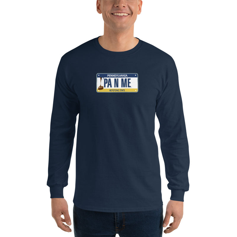 Men’s Long Sleeve Shirt - Pennsylvania License Plate