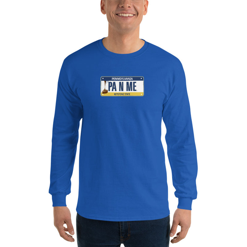 Men’s Long Sleeve Shirt - Pennsylvania License Plate